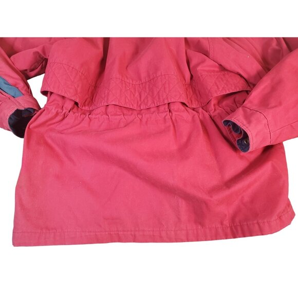 London Fog Limited Edition Women's Red & Blue Hooded Jacket - Picture 2 of 5